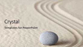  Presentation with asian culture - Amazing PPT layouts having zen garden meditation stone backdrop and a lemonade colored foreground
