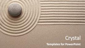  Presentation with zen - Colorful theme enhanced with zen garden backdrop and a coral colored foreground