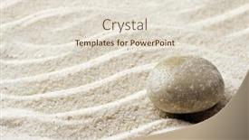  Presentation with spa meditation - Colorful PPT layouts enhanced with zen-meditation-stone-round-rock backdrop and a lemonade colored foreground