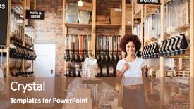  Presentation with grocery store - Cool new presentation with zero one - portrait of woman buying dry backdrop and a coral colored foreground