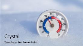  Presentation with face search at large scale - Audience pleasing presentation theme consisting of zero temperature minus 8 degree backdrop and a light blue colored foreground