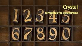  Presentation with old types - Audience pleasing presentation design consisting of zero to nine vintage backdrop and a wine colored foreground