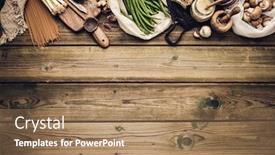  Presentation with eco friendly bags - Colorful presentation theme enhanced with zero-waste-concept-eco-bags backdrop and a coral colored foreground