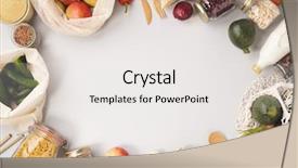  Presentation with eco friendly - Theme consisting of zero waste concept eco-friendly background and a white colored foreground