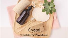  Presentation with organic waste - Slides with zero waste concept eco-friendly background and a lemonade colored foreground