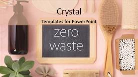  Presentation with eco friendly - Slides featuring zero waste concept eco-friendly background and a lemonade colored foreground