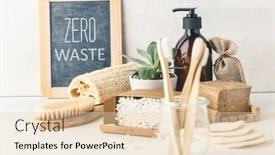  Presentation with eco friendly - Amazing PPT theme having zero-waste-concept-eco-friendly backdrop and a lemonade colored foreground