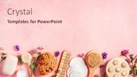  Presentation with waste treatment - Audience pleasing presentation theme consisting of zero-waste-eco-friendly-bath backdrop and a lemonade colored foreground