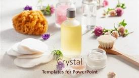  Presentation with waste treatment - Slide deck with zero-waste-eco-friendly-bath background and a lemonade colored foreground