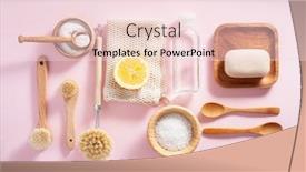  Presentation with baking soda - Audience pleasing presentation theme consisting of zero-waste-eco-friendly-cleaning backdrop and a lemonade colored foreground