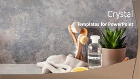  Presentation with baking soda - Slides having zero-waste-eco-friendly-cleaning background and a gray colored foreground