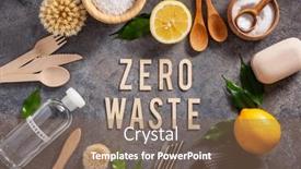  Presentation with baking soda - Slide deck consisting of zero-waste-eco-friendly-cleaning background and a violet colored foreground