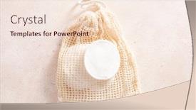  Presentation with eco friendly - Presentation featuring zero-waste-eco-friendly-hygiene background and a lemonade colored foreground