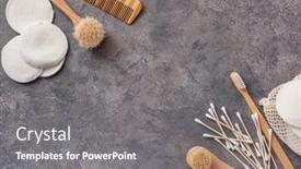  Presentation with reusable - Audience pleasing PPT layouts consisting of zero-waste-eco-friendly-hygiene backdrop and a gray colored foreground