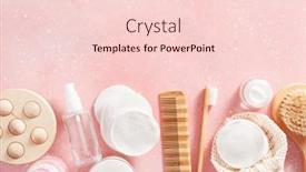  Presentation with eco soap - PPT theme having zero-waste-eco-friendly-hygiene background and a lemonade colored foreground