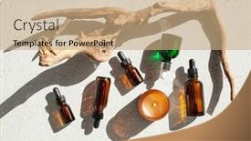  Presentation with eco friendly - PPT layouts featuring zero-waste-eco-friendly-hygiene background and a coral colored foreground