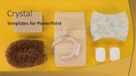  Presentation with plastic waste - Audience pleasing PPT layouts consisting of zero-waste-no-plastic-tools backdrop and a yellow colored foreground