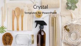  Presentation with organic waste - Theme featuring zero waste recycling sustainable lifestyle background and a lemonade colored foreground