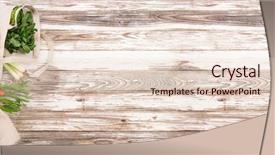  Presentation with bio plastic - Colorful presentation theme enhanced with zero waste shopping concept plastic backdrop and a lemonade colored foreground