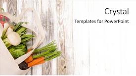  Presentation with eco plastic - Presentation theme having zero waste shopping concept plastic background and a white colored foreground