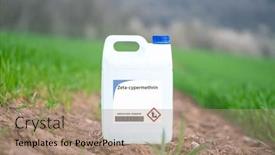  Presentation with livestock - PPT theme enhanced with zeta-cypermethrin-synthetic-pyrethroid-insecticide background and a coral colored foreground