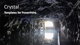  Presentation with taiwan - Presentation theme with zhaishan-tunnel-in-kinmen background and a wine colored foreground