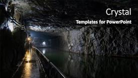  Presentation with tunnel - Slide set enhanced with zhaishan-tunnel-in-kinmen background and a black colored foreground