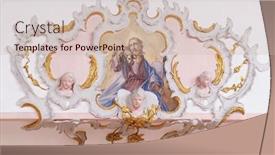  Presentation with jesus shepherd - PPT theme featuring ziemetshausen-germany-june-09-jesus background and a soft green colored foreground