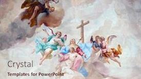  Presentation with angels - PPT theme enhanced with ziemetshausen-germany-june-09 background and a lemonade colored foreground