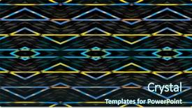  Presentation with design - Slide deck consisting of zigzag stripes - abstract composite design background and a wine colored foreground