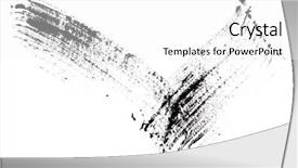  Presentation with stroke - Amazing slides having zigzag stripes - stroke sample of black mascara backdrop and a white colored foreground