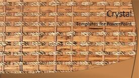  Presentation with woven - Cool new slides with zigzag stripes - woven mat as a background backdrop and a  colored foreground