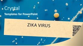  Presentation with virus infection - Theme with zika-virus-viral-infection-transmitted background and a ocean colored foreground