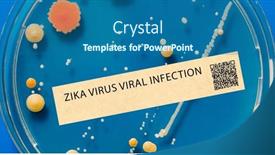  Presentation with zika virus - Theme enhanced with zika-virus-viral-infection-transmitted background and a ocean colored foreground