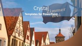  Presentation with bavaria - Cool new PPT theme with road touristic route in bavaria backdrop and a teal colored foreground