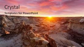  Presentation with wilderness - PPT layouts with zin wilderness area new mexico background and a coral colored foreground