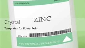  Presentation with zinc - Theme enhanced with zinc-important-for-immune-function background and a white colored foreground