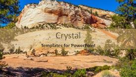  Presentation with navajo - PPT theme featuring zion-canyon-utah-usa background and a yellow colored foreground