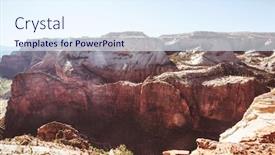  Presentation with beautiful landscapes - Presentation theme with zion-national-park-beautiful-unspiring background and a sky blue colored foreground