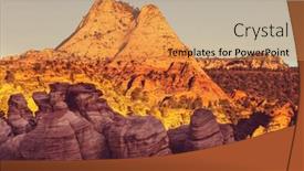  Presentation with beautiful landscapes - Cool new theme with zion-national-park-beautiful-unspiring backdrop and a yellow colored foreground