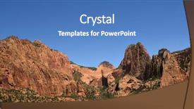  Presentation with utah - Colorful theme enhanced with zion national park utah backdrop and a teal colored foreground