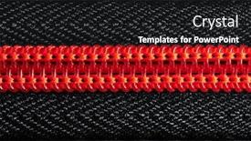  Presentation with trousers - Slide deck consisting of zipper-on-the-trousers-close background and a dark gray colored foreground