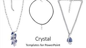  Presentation with jewelry gold - Audience pleasing presentation theme consisting of zircon - collection of gold necklace backdrop and a white colored foreground