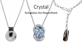  Presentation with jewelry gold - Cool new presentation design with zircon - collection of gold necklace backdrop and a white colored foreground