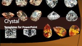 Presentation with different - Cool new slides with zircon - many different gemstone isolated backdrop and a wine colored foreground