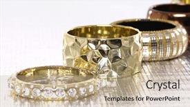  Presentation with bracelet beads - Theme consisting of zircon - row of close up background and a mint green colored foreground