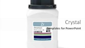  Presentation with metal corrosion - PPT theme having zirconium-a-lustrous-grayish-white and a white colored foreground