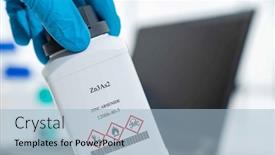  Presentation with zinc - Slide set having zn3as2-zinc-arsenide-cas-12006 background and a light blue colored foreground