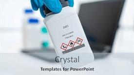 Presentation with zinc - PPT theme enhanced with znf2-zinc-fluoride-cas-7783 background and a light blue colored foreground