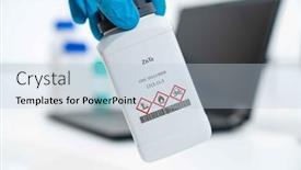  Presentation with zinc - Slide set consisting of znte-zinc-telluride-cas-1315 background and a lemonade colored foreground